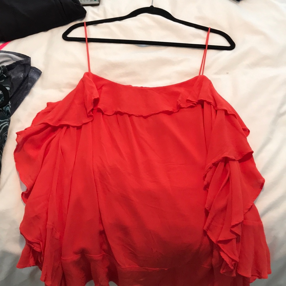 Free people ruffle tank
